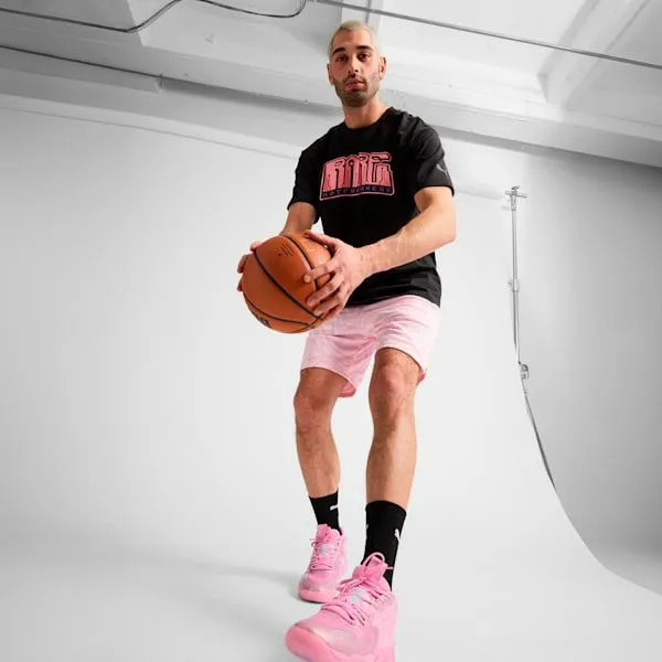 Puma Shorts PUMA X LAMELO BALL Iridescent 039s Basketball Shorts Whisp Of Pink 8211 Men Puma Shorts PUMA X LAMELO BALL Iridescent 039s Basketball Shorts Whisp Of Pink 8211 Men