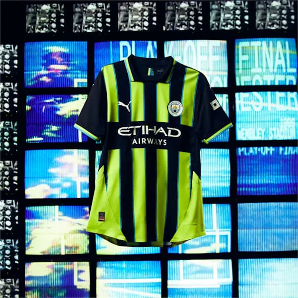 Puma TShirts and Tops Manchester City 2425 Replica Away 039s Soccer Jersey New Navyyellow Glow 8211 Women Puma TShirts and Tops Manchester City 2425 Replica Away 039s Soccer Jersey New Navyyellow Glow 8211 Women
