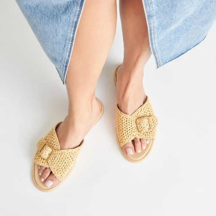 Sandals Women Dolce Vita Alonzo Sandals Natural Raffia