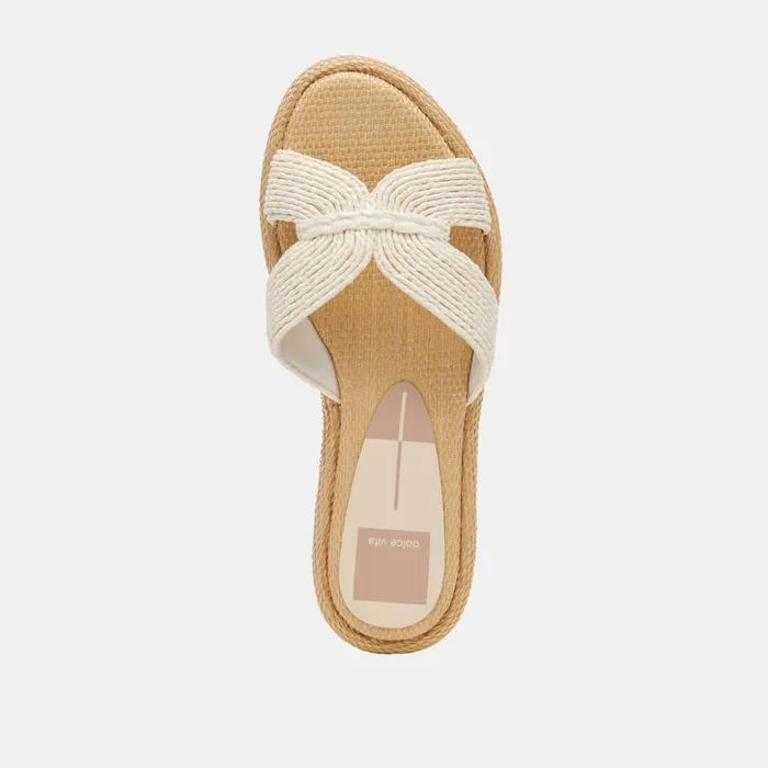 Sandals Women Dolce Vita Atomic Sandals White Raffia