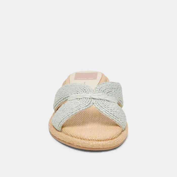 Sandals Women Dolce Vita Atomic Wide Sandals Mint Raffia