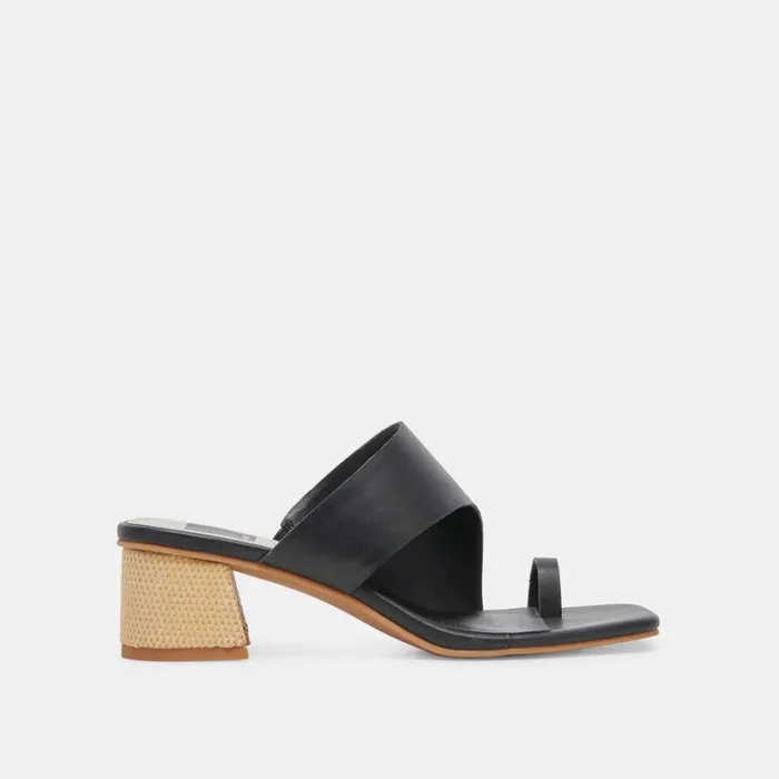 Sandals Women Dolce Vita Barlou Heels Black Stella