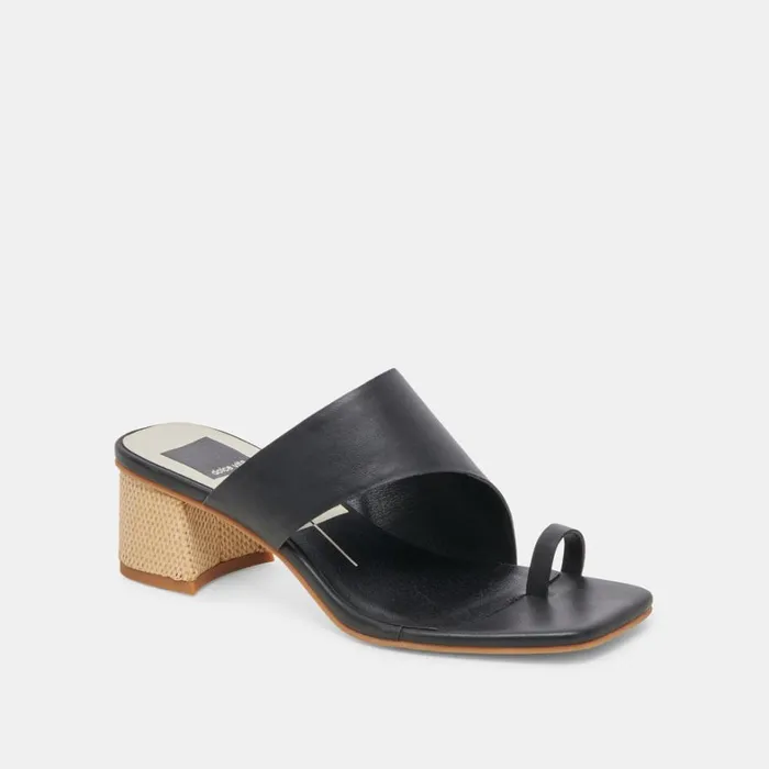 Sandals Women Dolce Vita Barlou Heels Black Stella