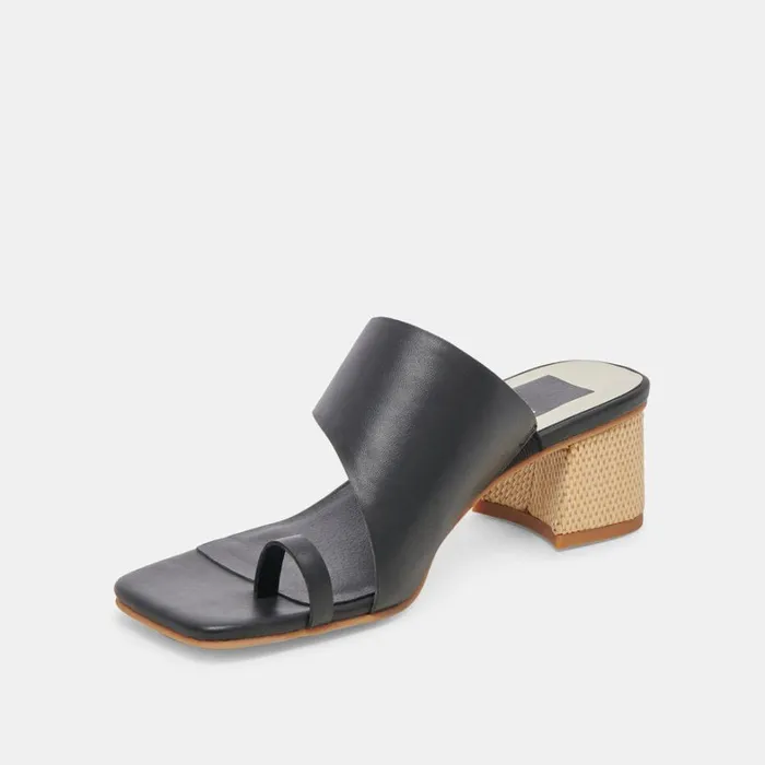 Sandals Women Dolce Vita Barlou Heels Black Stella