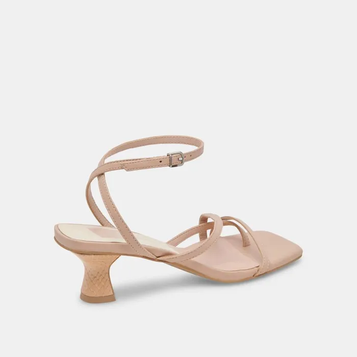 Sandals Women Dolce Vita Baylor Heels Cream Leather