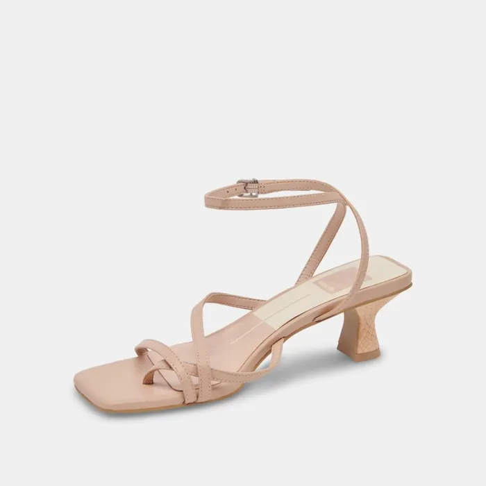 Sandals Women Dolce Vita Baylor Heels Cream Leather