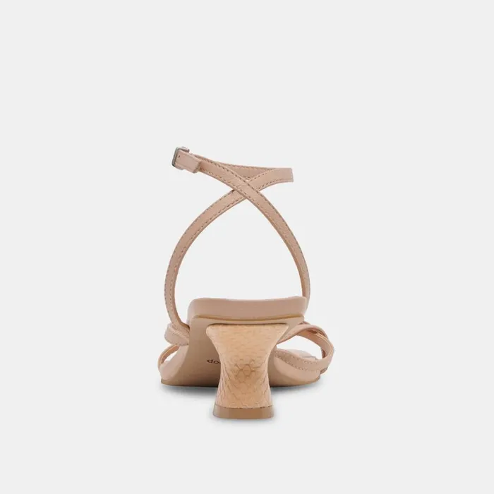 Sandals Women Dolce Vita Baylor Heels Cream Leather
