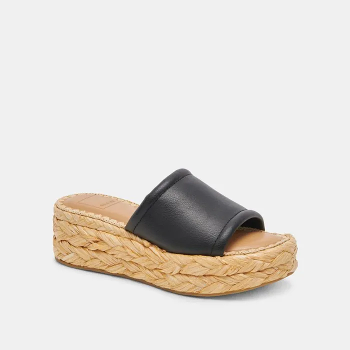 Sandals Women Dolce Vita Chavi Sandals Black Leather