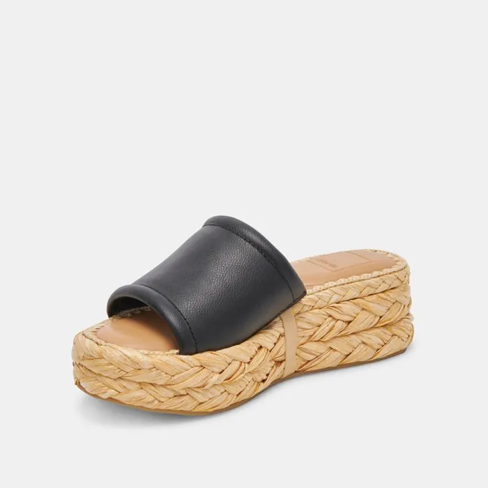 Sandals Women Dolce Vita Chavi Sandals Black Leather