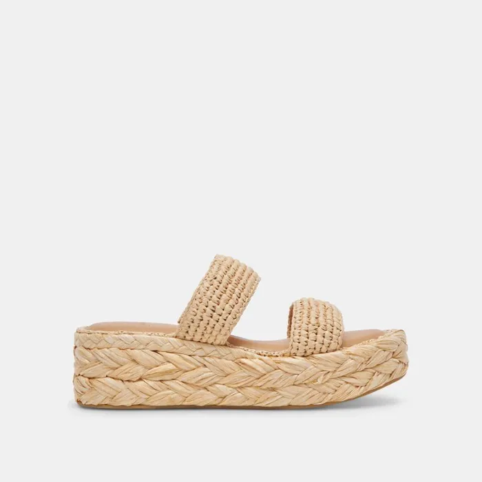 Sandals Women Dolce Vita Corla Sandals Lt Natural Raffia