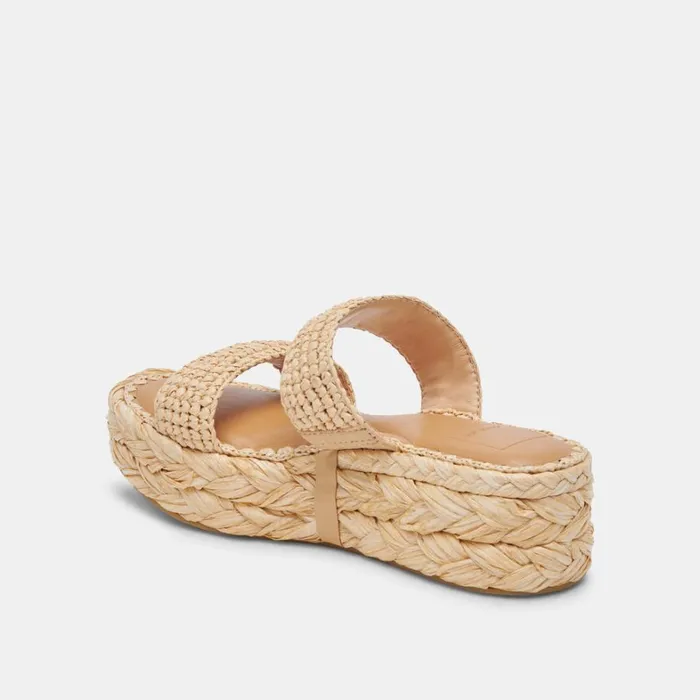 Sandals Women Dolce Vita Corla Sandals Lt Natural Raffia