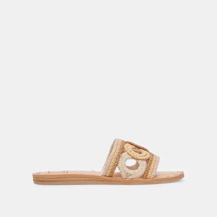 Sandals Women Dolce Vita Dany Sandals Natural Multi Raffia