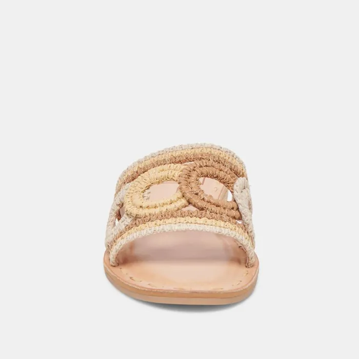 Sandals Women Dolce Vita Dany Sandals Natural Multi Raffia