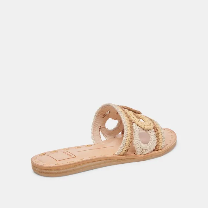 Sandals Women Dolce Vita Dany Sandals Natural Multi Raffia