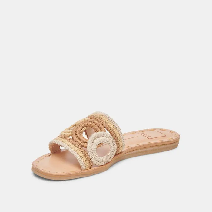 Sandals Women Dolce Vita Dany Sandals Natural Multi Raffia