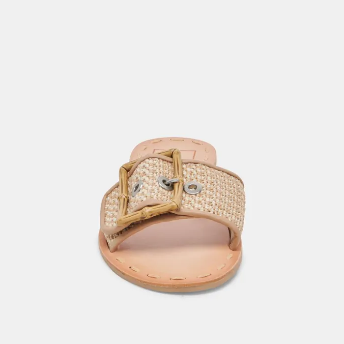 Sandals Women Dolce Vita Dasa Sandals White Natural Raffia