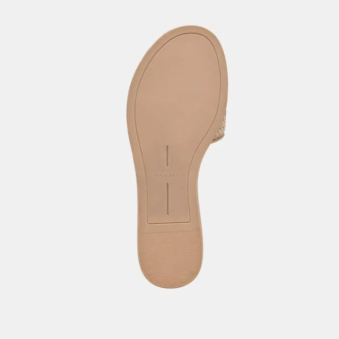 Sandals Women Dolce Vita Dasa Sandals White Natural Raffia