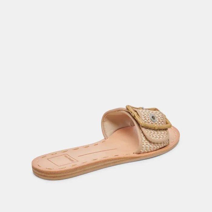 Sandals Women Dolce Vita Dasa Sandals White Natural Raffia