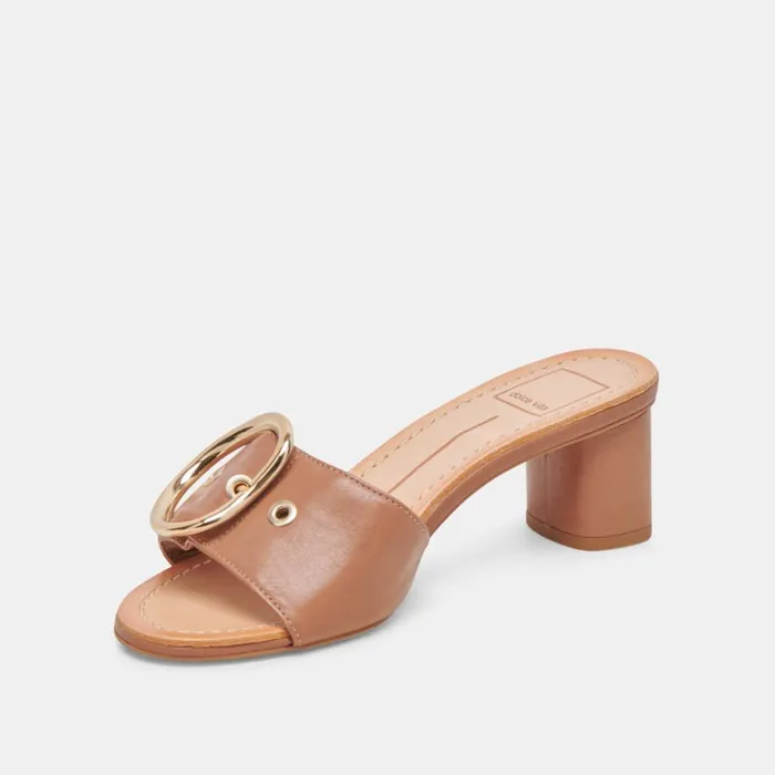 Sandals Women Dolce Vita Laika Heels Cider Leather