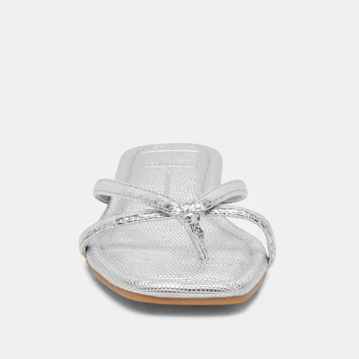 Sandals Women Dolce Vita Lucca Sandals Silver Distressed Stella
