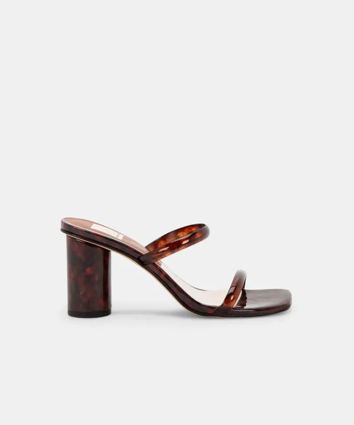 Sandals Women Dolce Vita Noles Heels Tortoise