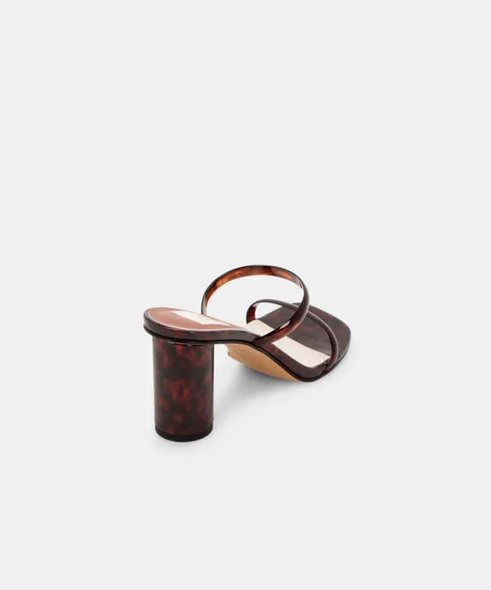 Sandals Women Dolce Vita Noles Heels Tortoise