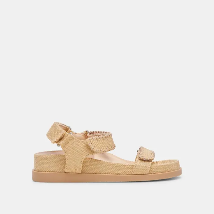 Sandals Women Dolce Vita Senora Sandals Lt Natural Raffia