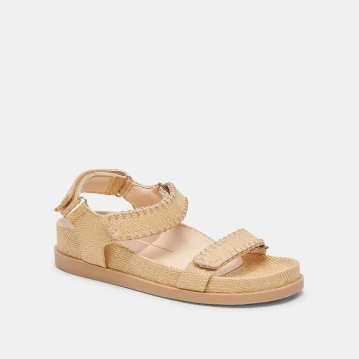Sandals Women Dolce Vita Senora Sandals Lt Natural Raffia