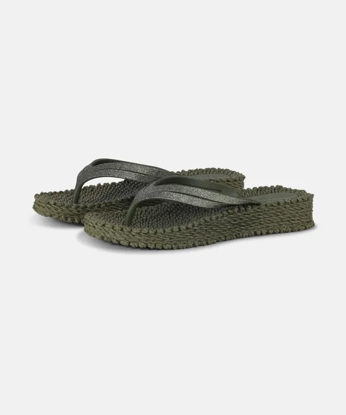 Shoes Ilse Jacobsen Flip Flops Flip Flop On Platform Sole 8211 Army