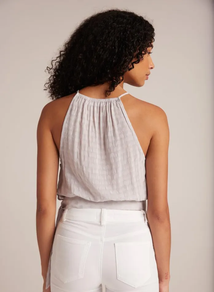 Side Tie Button Halter 8211 Silver Pearl Women Bella Dahl Sleeveless Side Tie Button Halter 8211 Silver Pearl Women Bella Dahl Sleeveless