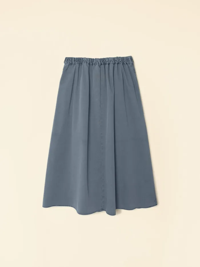 Skirts Women XRENA Blue Storm Bellan Twill Skirt Skirts Women XRENA Blue Storm Bellan Twill Skirt