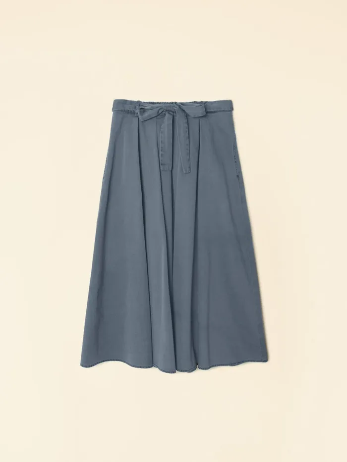 Skirts Women XRENA Blue Storm Bellan Twill Skirt Skirts Women XRENA Blue Storm Bellan Twill Skirt