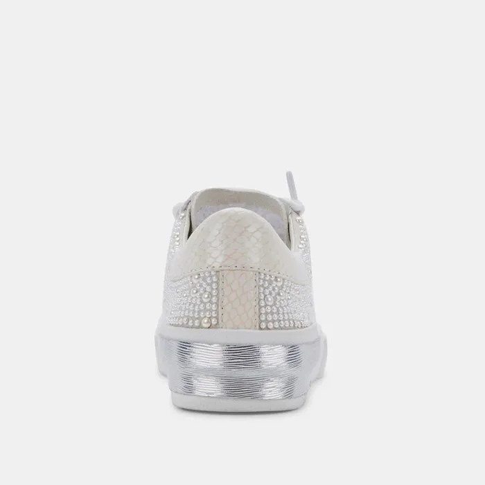Sneakers Women Dolce Vita Zina Pearl Wide Sneakers Vanilla Pearls