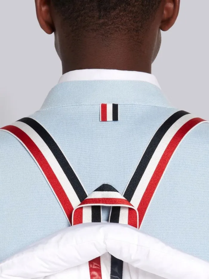 Tech Down Filled Poly Twill Parka White Men Thom Browne Outerwear