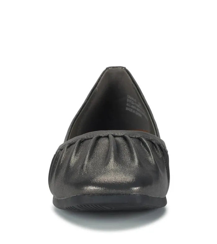 Women Baretraps Flats and Loafers Charlie Flat Gunmetal Women Baretraps Flats and Loafers Charlie Flat Gunmetal