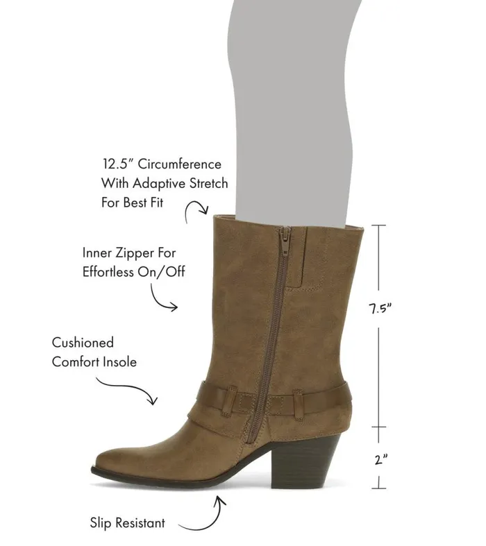 Women Baretraps Knee High Boots Yamura Midi Boot Taupe Women Baretraps Knee High Boots Yamura Midi Boot Taupe