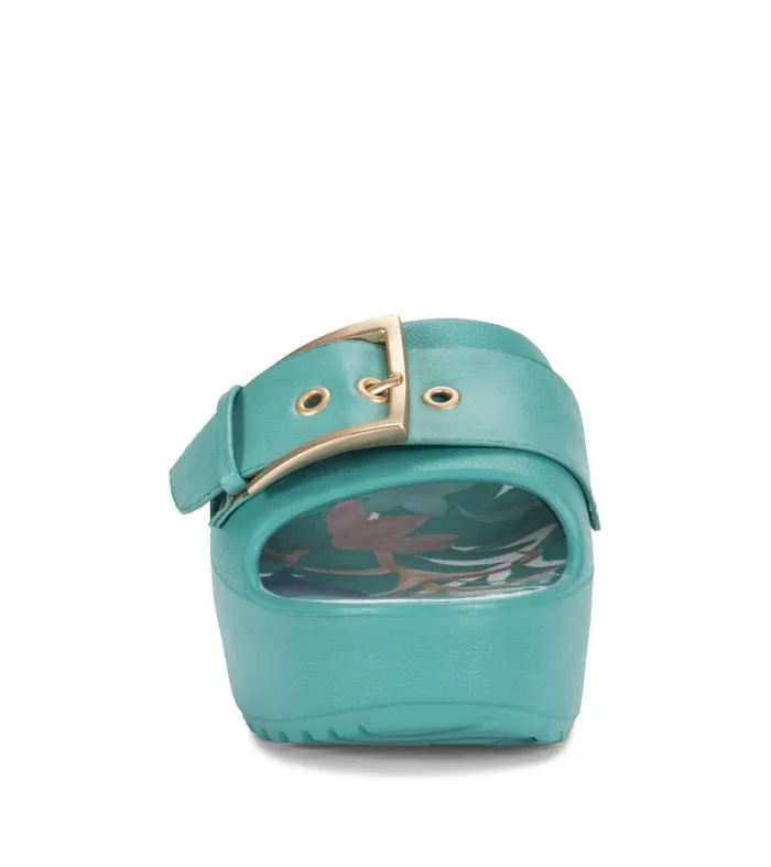 Women Baretraps Slides and Slip On Sandals Pacey Platform Sandal Taffy Teal Women Baretraps Slides and Slip On Sandals Pacey Platform Sandal Taffy Teal