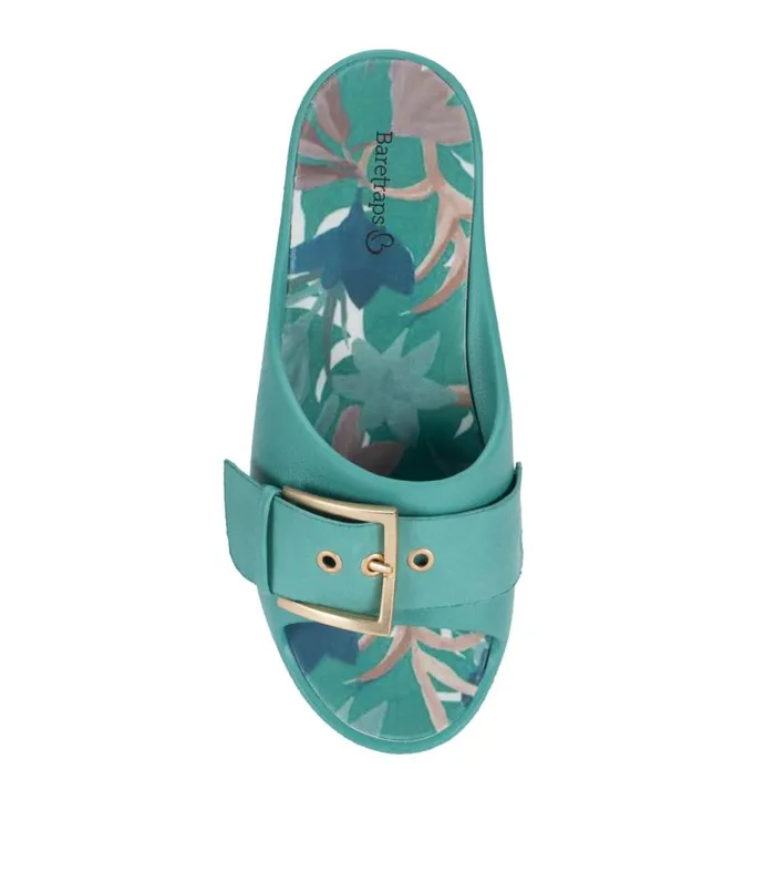 Women Baretraps Slides and Slip On Sandals Pacey Platform Sandal Taffy Teal Women Baretraps Slides and Slip On Sandals Pacey Platform Sandal Taffy Teal
