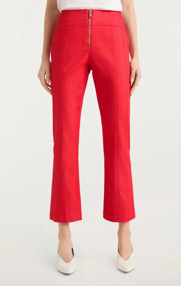 Women Cinq Sept Bottoms Loren Pant Deep Tangelo