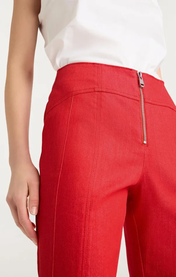 Women Cinq Sept Bottoms Loren Pant Deep Tangelo