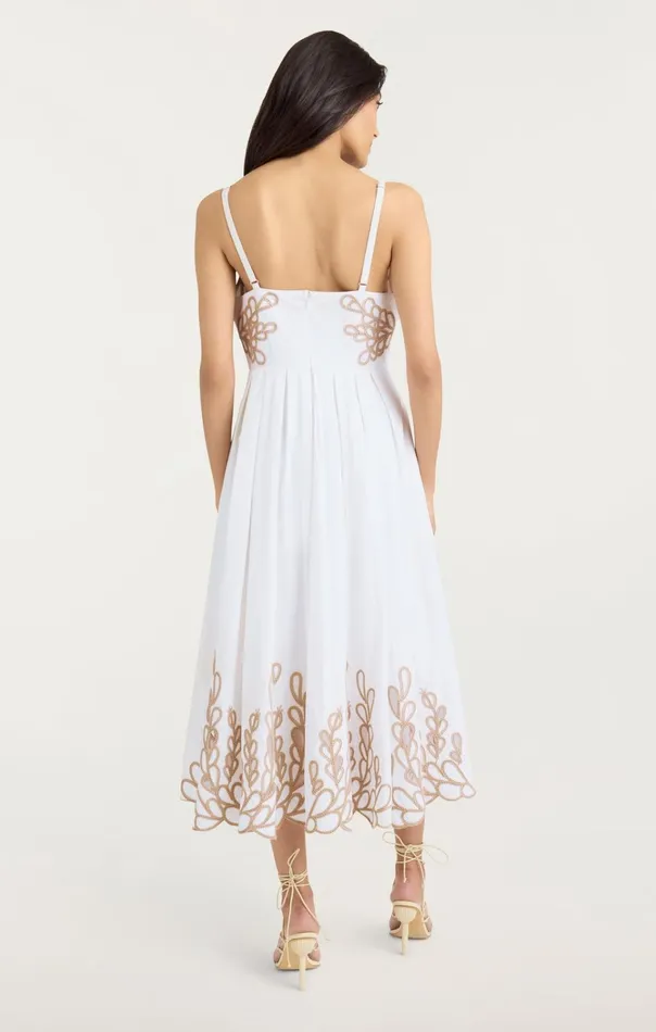Women Cinq Sept Dresses Maude Dress Whitekhaki