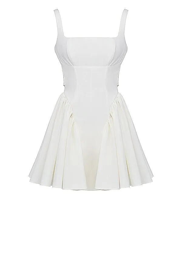 Women Florianne Ivory Bow Mini Dress House Of CB Dresses Women Florianne Ivory Bow Mini Dress House Of CB Dresses