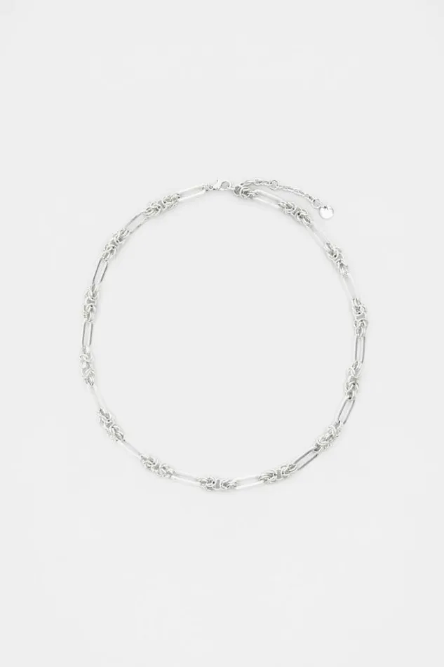 Women Jewellery Seed Heritage Links Chain Necklace Silver