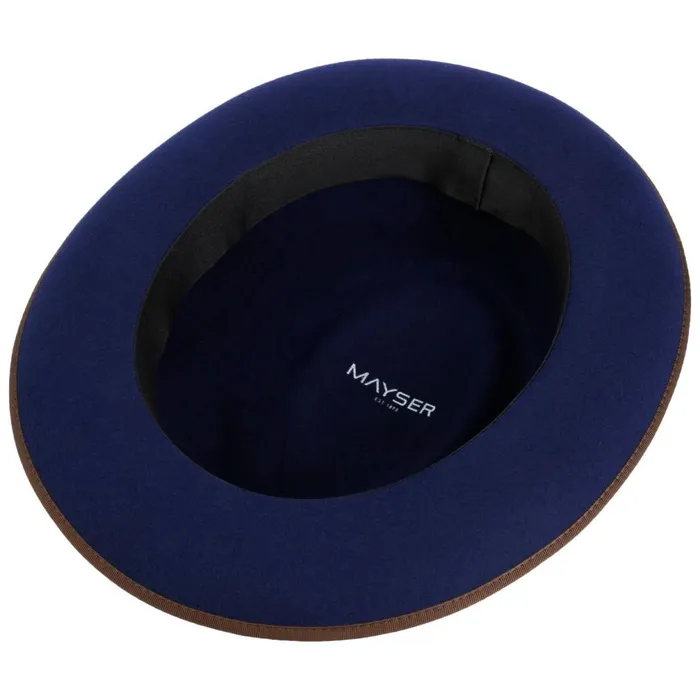WomenMen Jannes Player Wool Hat Dark Blue Mayser Pork Pie Hats WomenMen Jannes Player Wool Hat Dark Blue Mayser Pork Pie Hats