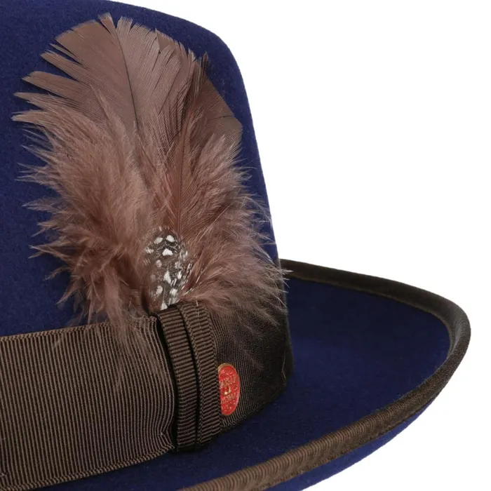 WomenMen Jannes Player Wool Hat Dark Blue Mayser Pork Pie Hats WomenMen Jannes Player Wool Hat Dark Blue Mayser Pork Pie Hats