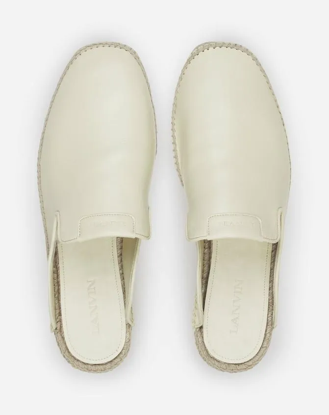 Women Sandals and Mules Lanvin Domra Leather Mules Lin Women Sandals and Mules Lanvin Domra Leather Mules Lin