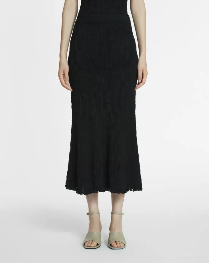 Women Skirts and Shorts Lanvin Cotton Midi Skirt Black Women Skirts and Shorts Lanvin Cotton Midi Skirt Black