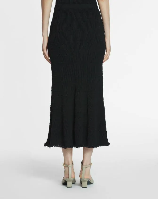 Women Skirts and Shorts Lanvin Cotton Midi Skirt Black Women Skirts and Shorts Lanvin Cotton Midi Skirt Black