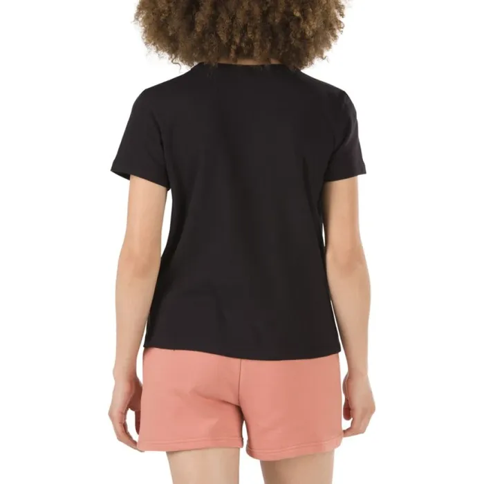 Women TShirts and Tanks Vans Wreath Edger Baby Tee Black Women TShirts and Tanks Vans Wreath Edger Baby Tee Black