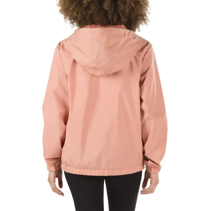 Women Vans Kastle Easy Box Windbreaker Jacket Rose Dawn Hoodies and Jackets Women Vans Kastle Easy Box Windbreaker Jacket Rose Dawn Hoodies and Jackets